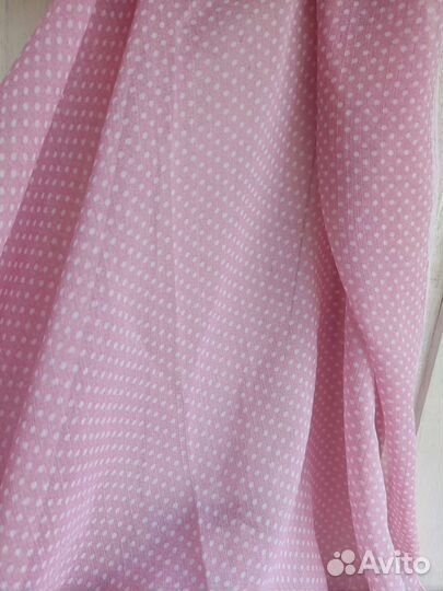 Отрезы ткани: шёлк искусственный, креп шифон