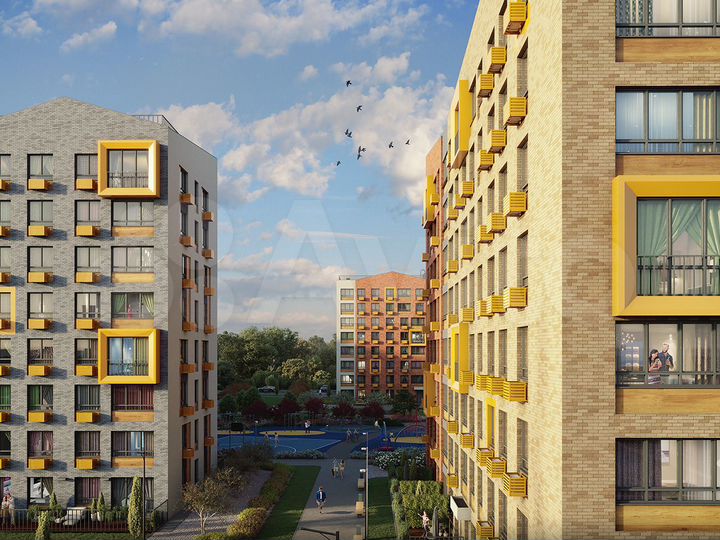 1-к. квартира, 45,8 м², 6/8 эт.