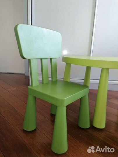 Детский стол и стул IKEA