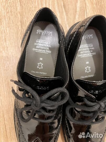 Полуботинки натуральная кожа geox