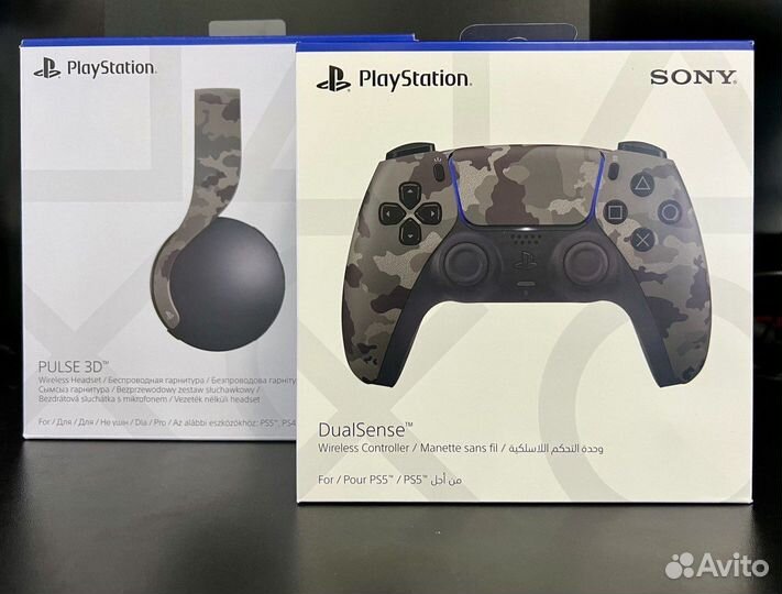 DualSense Camouflage Grey/Серый камуфляж CFI-ZCT1W