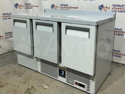 Стол холодильный polair TMi3GN-GC с бортом