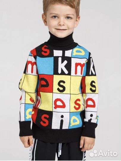 Свитер под горло для мальчика