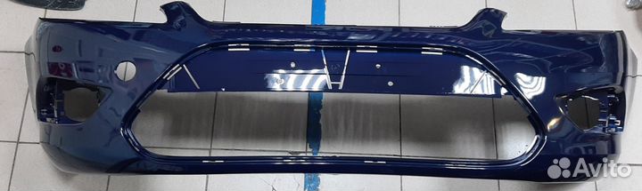Бампер передний Ford Focus 2 рест цвет 8CWA Blue
