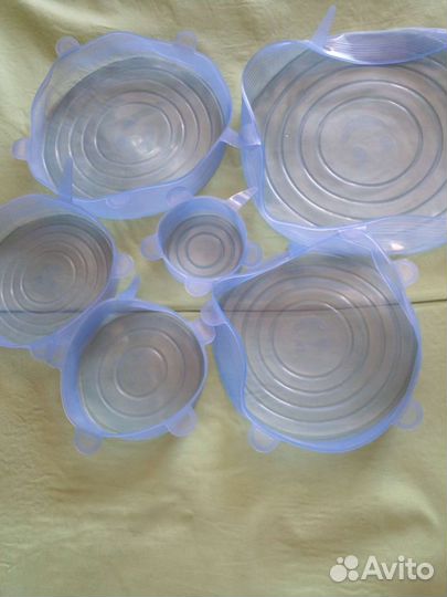 Селиконовые крышки набор 6шт