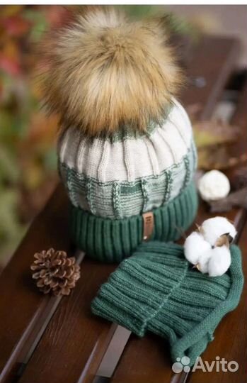 Комплект шапка и снуд. Новое, 4 цвета