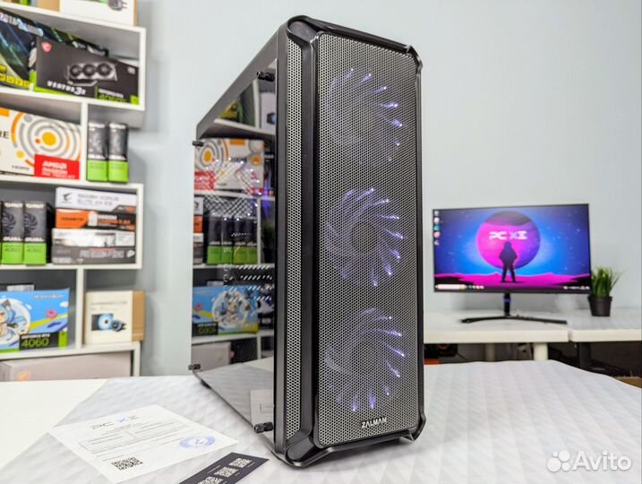 Игровой компьютер 8/16ядр, 16gb, ssd512, rx580 8gb