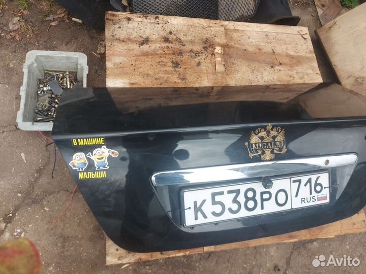 Крышка багажника lifan solano 620 Черная