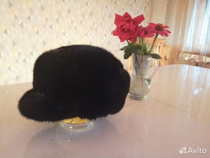 Меховая мужская кепка, 57