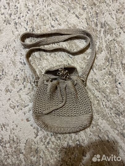 Вязанная сумка женская
