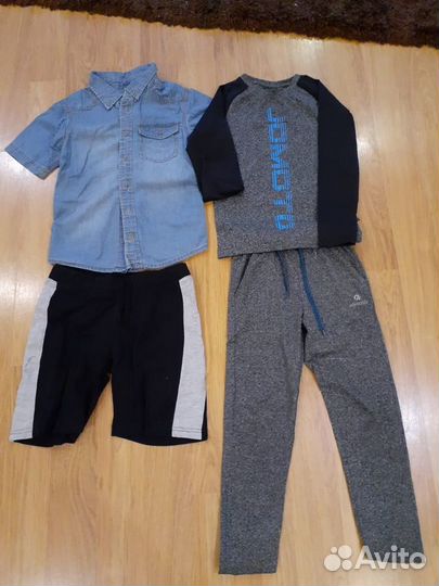 Одежда 128 р. пакетом. босоножки 37 размер