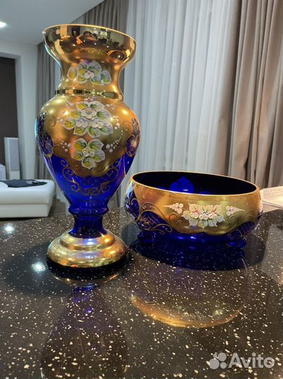 Ваза чехия богемия