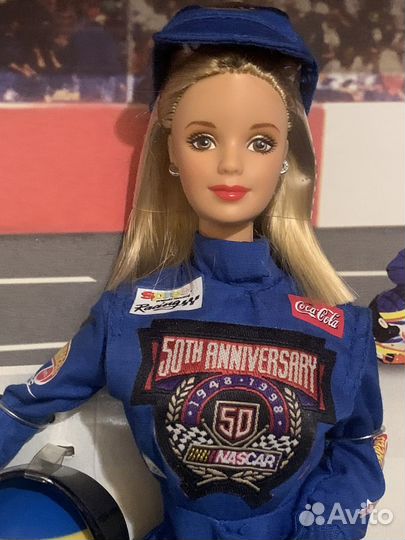 Barbie Nascar 50th anniversary