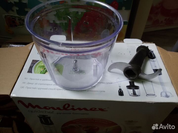 Чаша + нож от блендера Moulinex