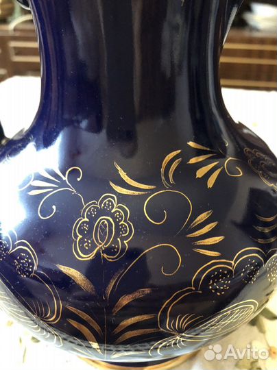 Графин кобальтовый лфз