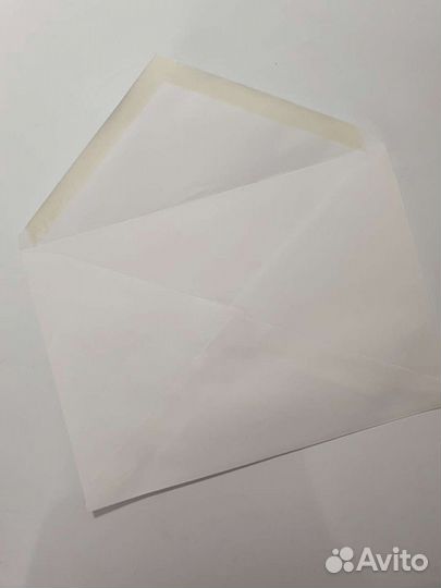 Конверт бумажный с клеевым краем С6