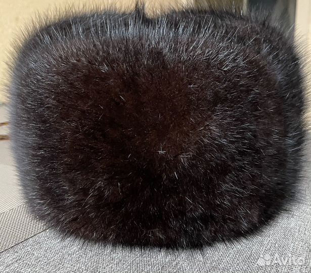 Норковая шапка мужская