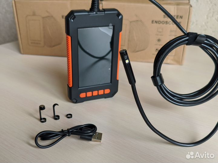 Эндоскоп 8мм с экраном 4.3