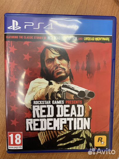 Диск PS4 Red dead redemption 1