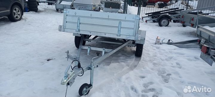 Прицеп к л/а 2.5х1.4х0.38м оцинк. самосвальный