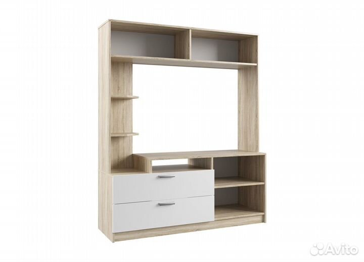 Стенка в гостиную белый глянец