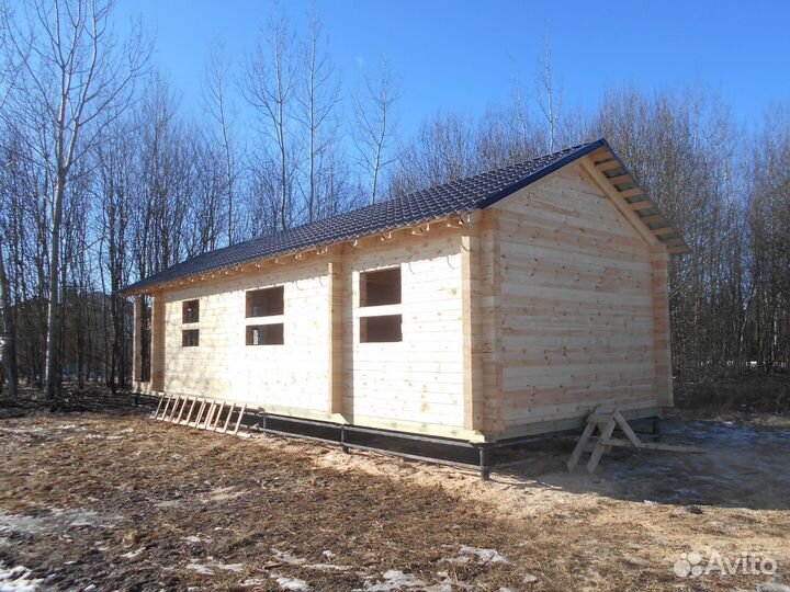 Строительство домов из профилированного бруса