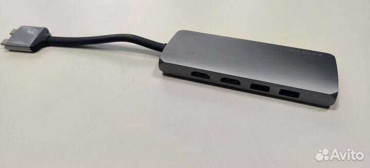 Док Saatchi Type-C dual multimedia adapter macbook