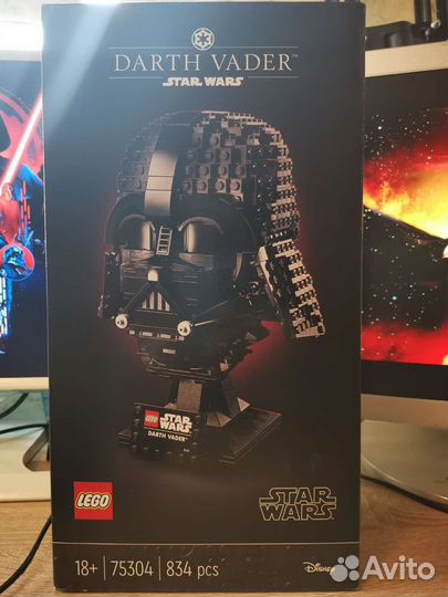 Lego Star Wars 75304 Darth Vader Шлем Дарт Вейдер