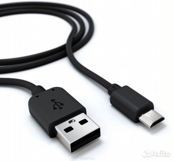 Кабель USB для iPhone 8pin 1м, 2.4A черный ACV