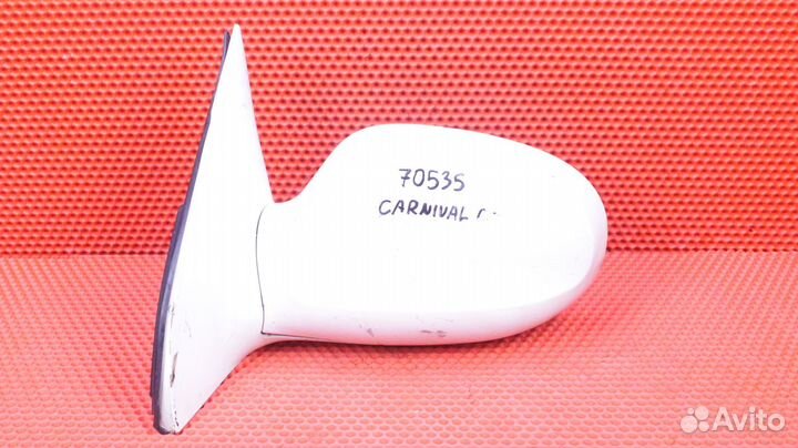 Зеркало заднего вида боковое заднее левое Kia Carn