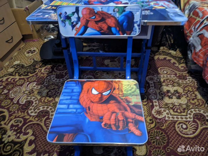 Детский растущий стол и стул