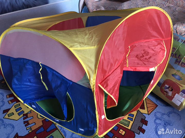 Детский игровой туннель с шариками