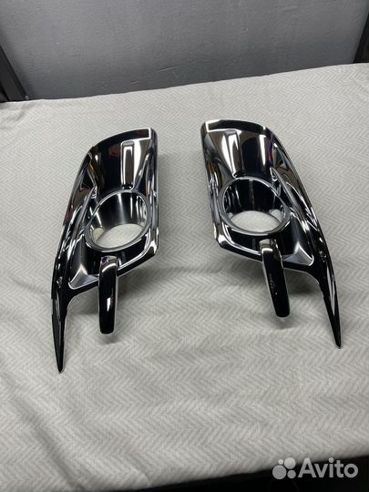 Хром накладки на туманки для Кобальт / Ravon R4