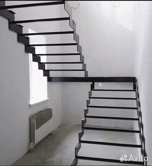 Лестницы на металлокаркасе