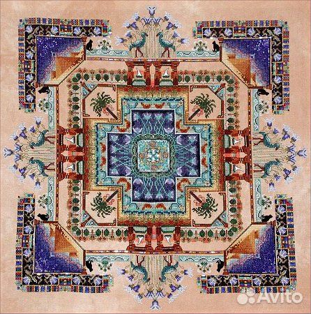 Схемы для вышивки крестом мандалы Chatelaine