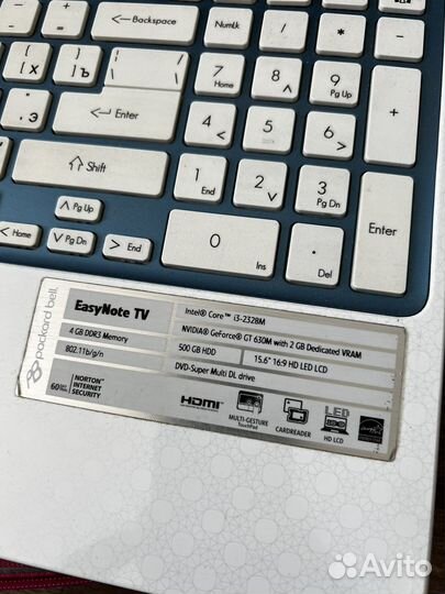 Нетбук packard bell