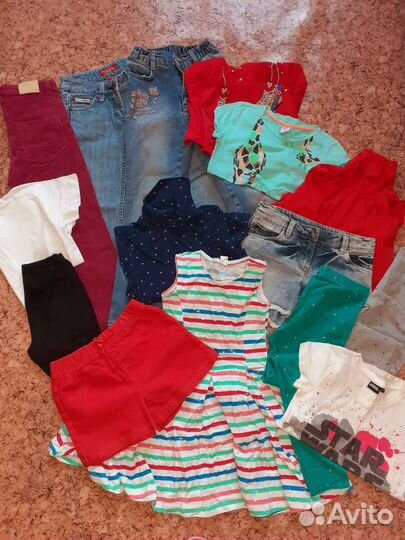 Вещи пакетом для девочки 128