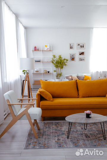 Торшер напольный с абажуром