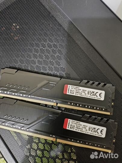 Оперативная память ddr4 hyperx fury 8gb 3200