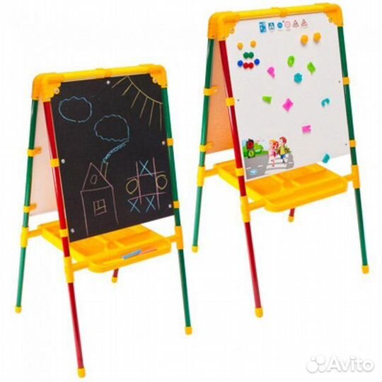 Мольберт двусторонний растущий с набором