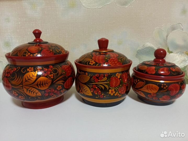 Посуда хохлома