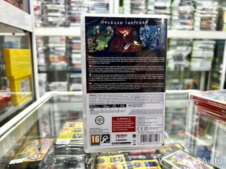 Darksiders 3 Nintendo Switch Новый