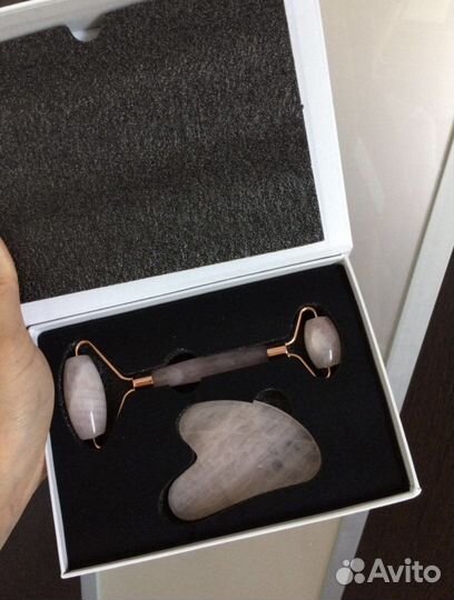 Набор Гуаша роллер и скребок