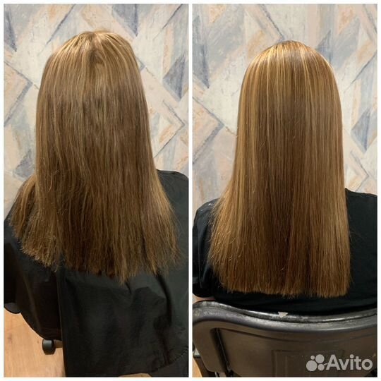 Ботокс волос, кератиновое выпрямление волос