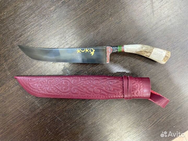 Нож Пчак Узбекистан, рукоять кость