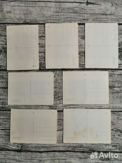 Открытки Васнецова СССР набор 7 шт