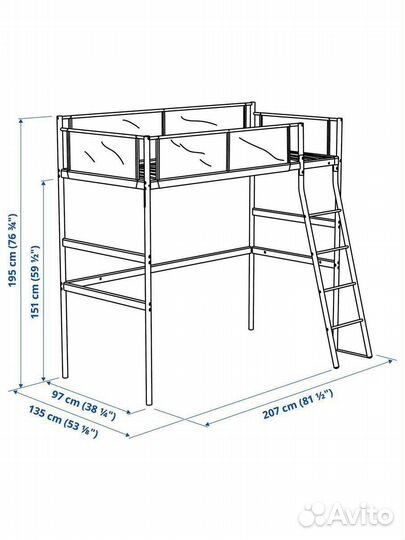 Детская кровать IKEA