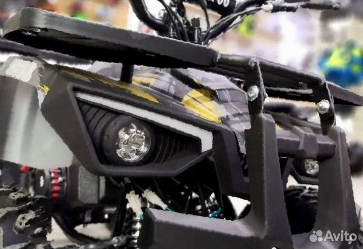 Детский квадроцикл Mini Grizlik X16 (PS) желтый