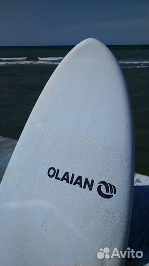 Доска для серфинга Olaian 900 6' 184см 3 плавника
