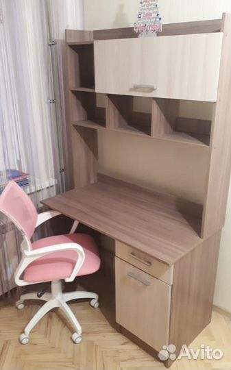 Письменный стол пкс-2 Шимо тёмный/шимо светлый